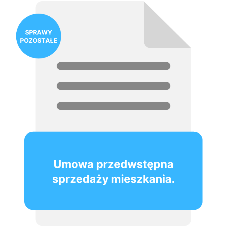 Umowa przedwstępna sprzedaży mieszkania